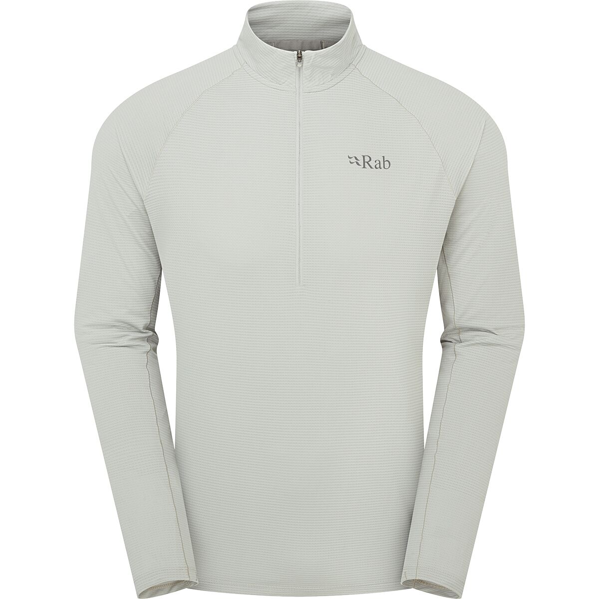 Image of Rab Sonic Long-Sleeve Zip Shirt - Men's Light Zinc, L