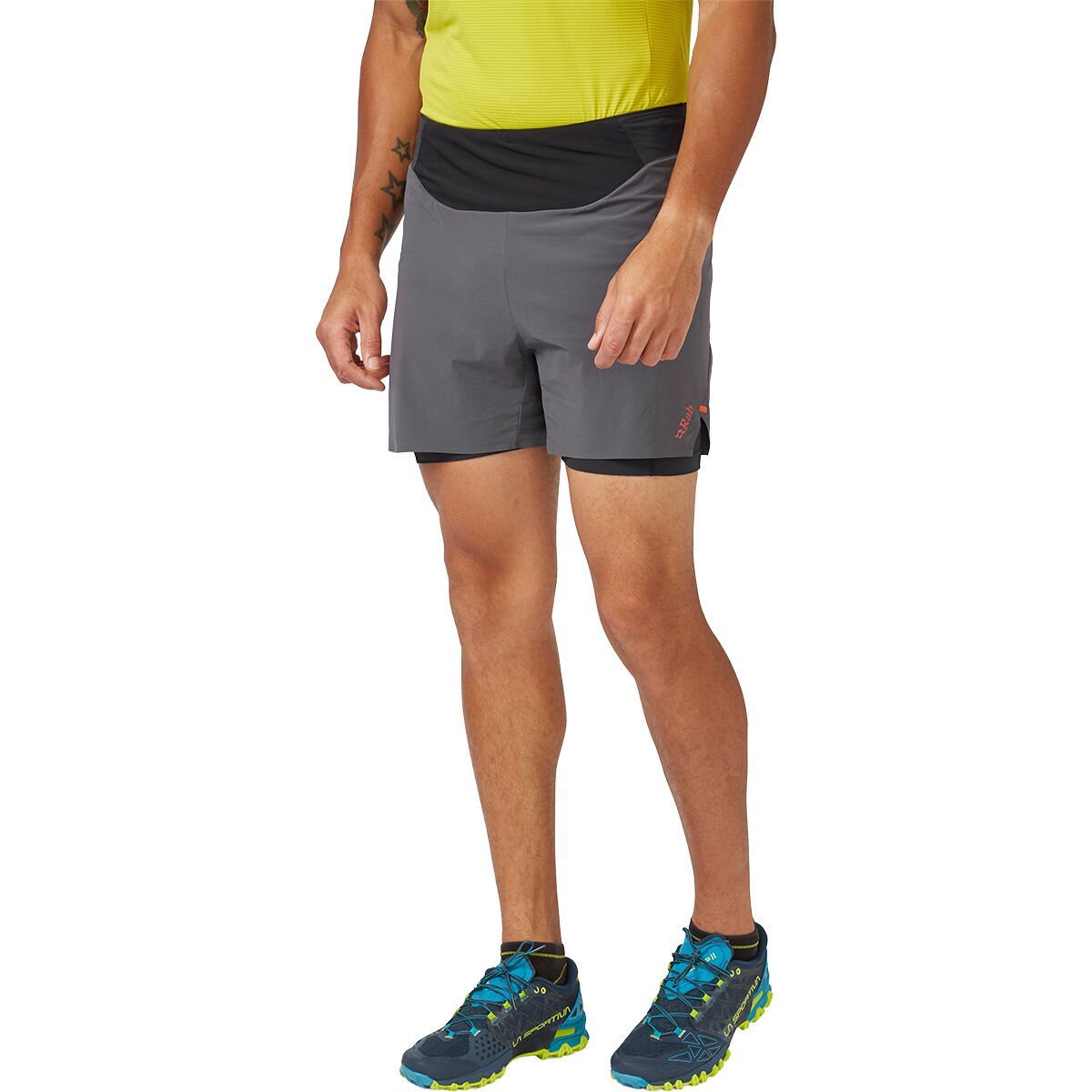 Rab Talus 2-in-1 7in Trail Short - Men's Graphene, 32