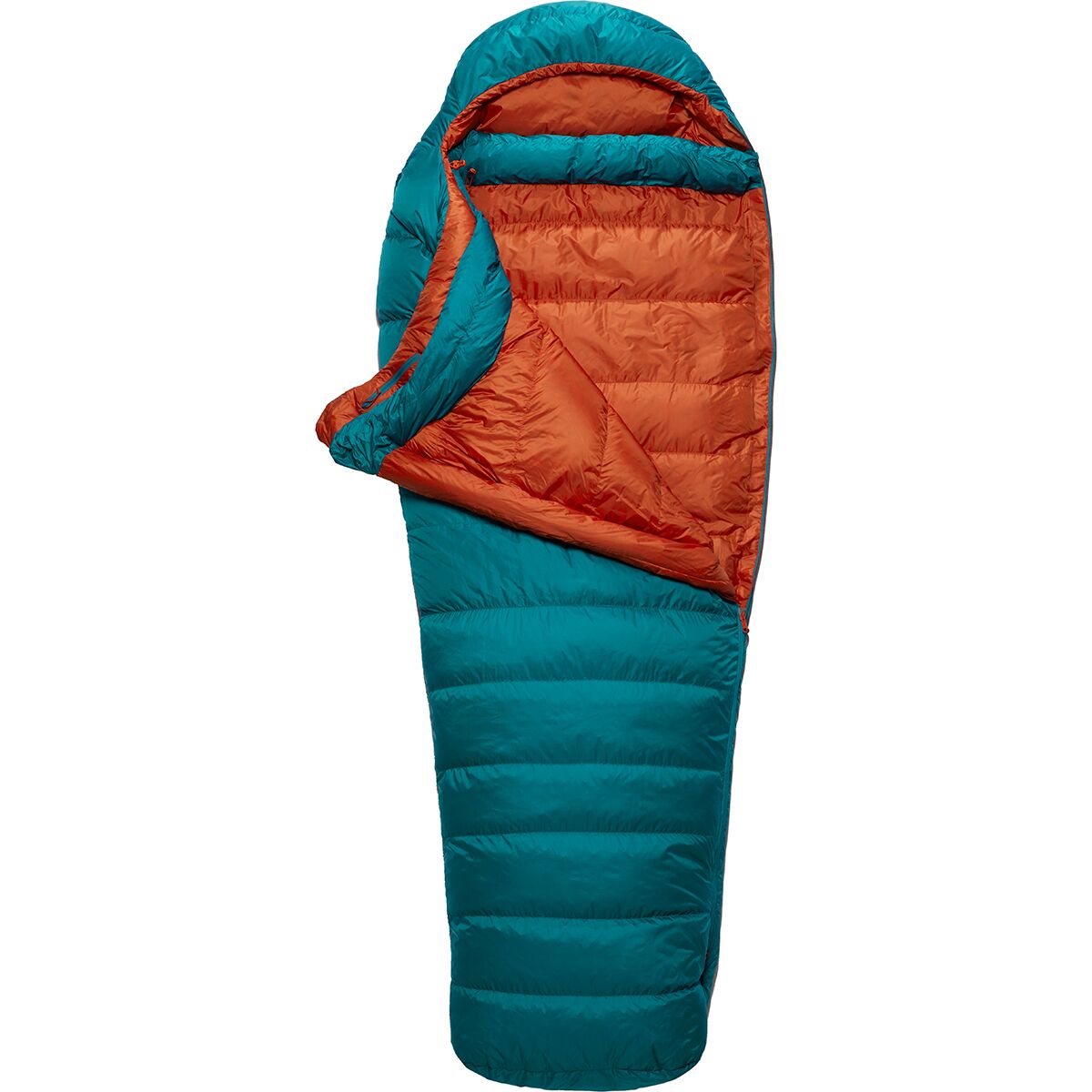 Rab Ascent 500 Sleeping Bag: 34F Down Marina Blue, Reg/Left Zip