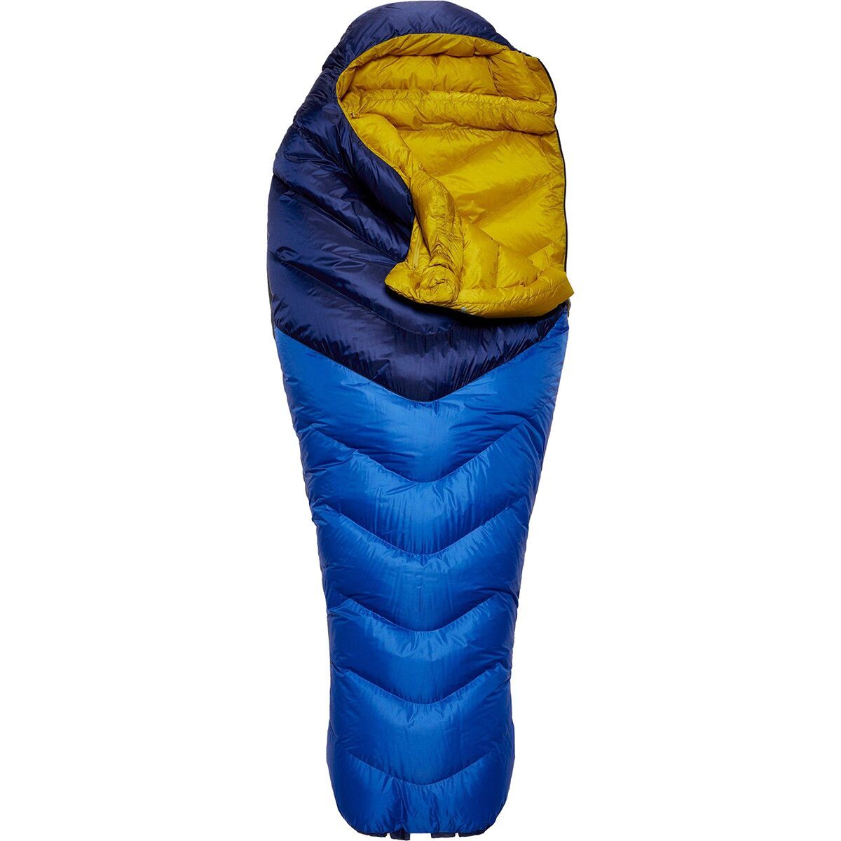 Image of Rab Neutrino 400 Sleeping Bag: 20F Down - Women's Nightfall Blue, Reg/Left Zip
