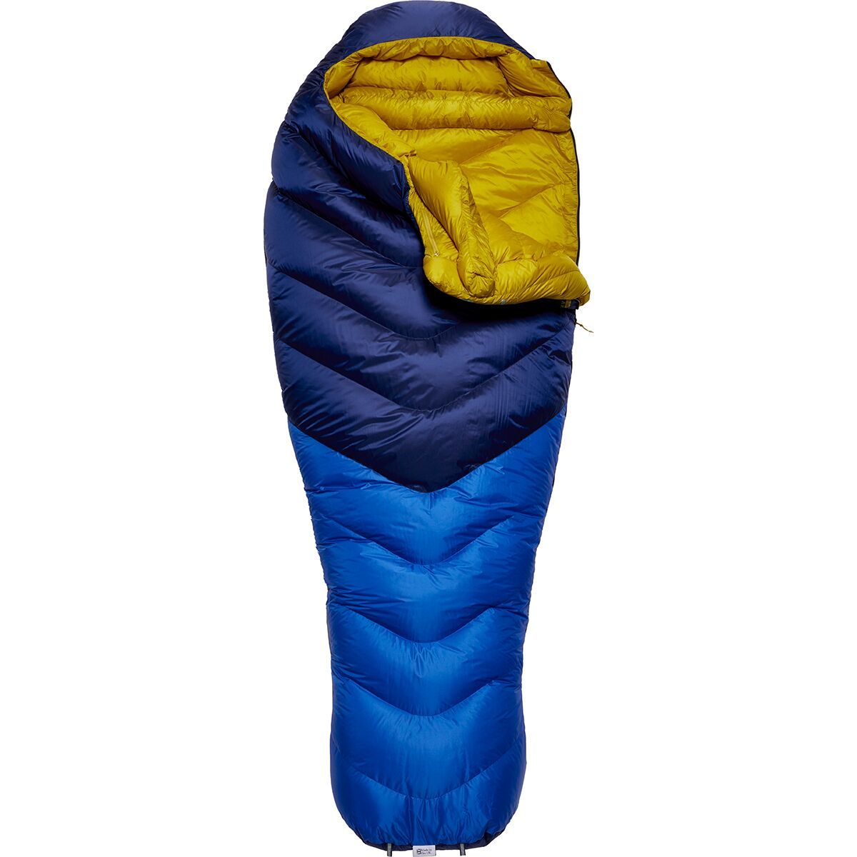 Image of Rab Neutrino 600 Sleeping Bag: 10F Down - Women's Nightfall Blue, Reg/Left Zip