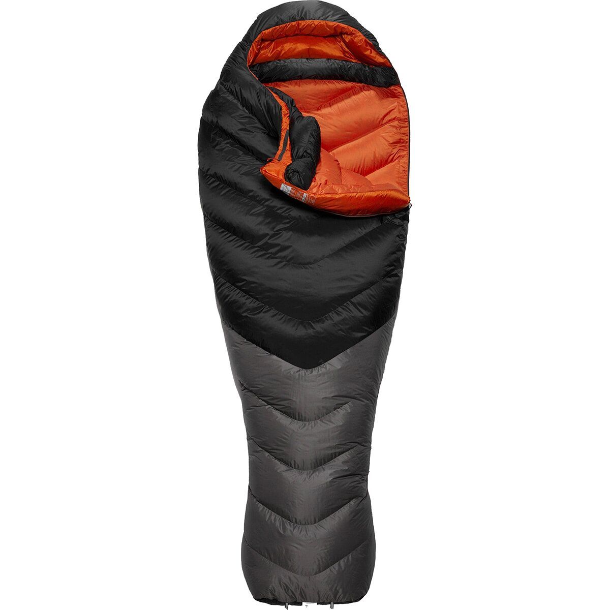 Rab Rab Neutrino Pro 900 Sleeping Bag: -10F Down Granite, Long/Left Zip