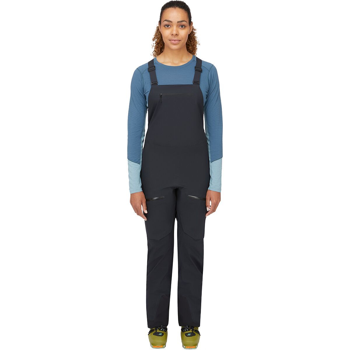Image of Rab Khroma Kinetic Bib - Women's Black, S/Reg