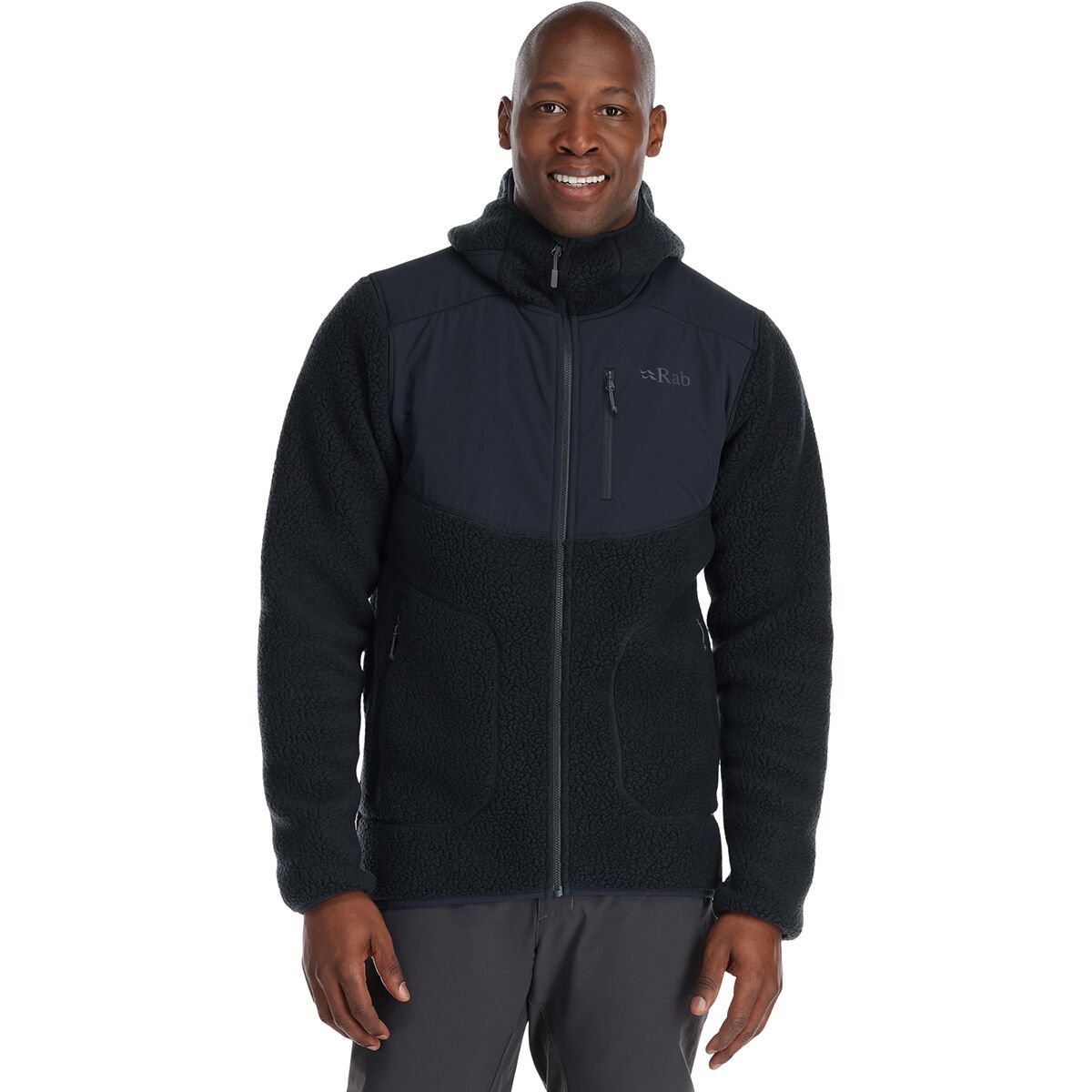 Rab Outpost Hooded Jacket - Men's Beluga, L