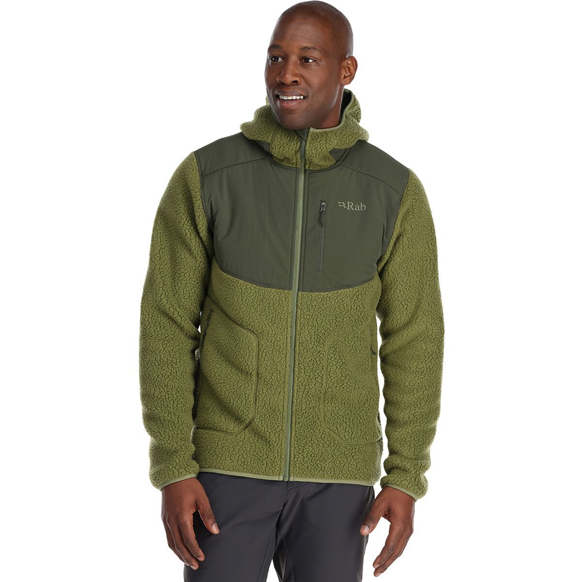 Rab Outpost Hooded Jacket - Men's Chlorite Green, XL