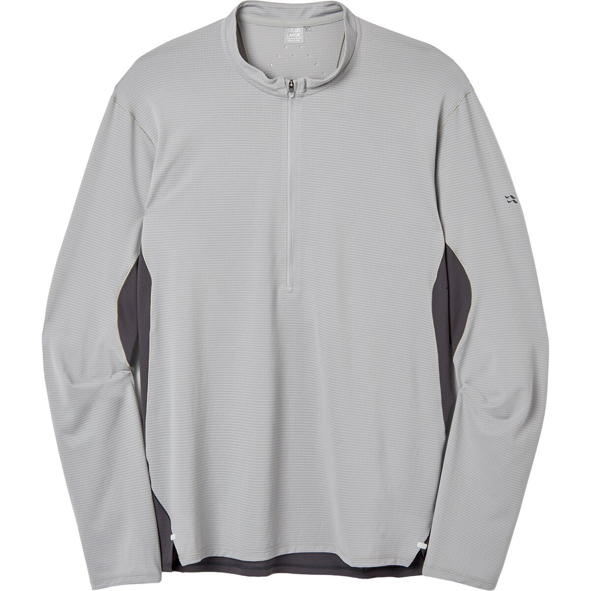 Image of Rab Sonic Ultra Zip Top - Men's Light Zinc/Graphene, S