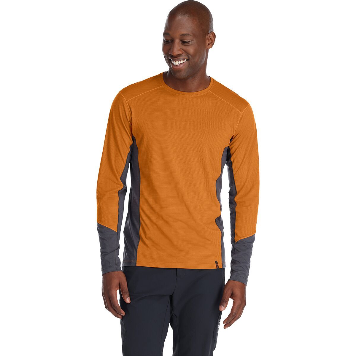 Image of Rab Syncrino Base Long-Sleeve T-Shirt - Men's Marmalade, M