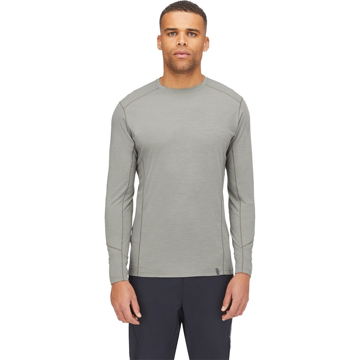 Image of Rab Syncrino Base Long-Sleeve T-Shirt - Men's Stone, S