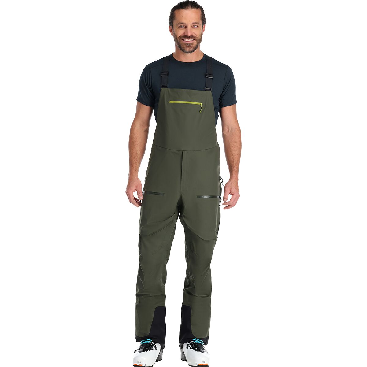 Image of Rab Khroma Kinetic Bib Pant - Men's Army, XL/Reg
