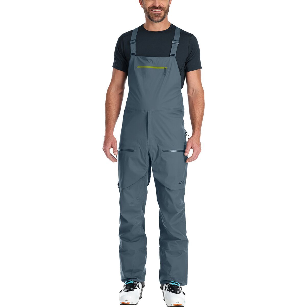 Image of Rab Khroma Kinetic Bib Pant - Men's Orion Blue, M/Reg