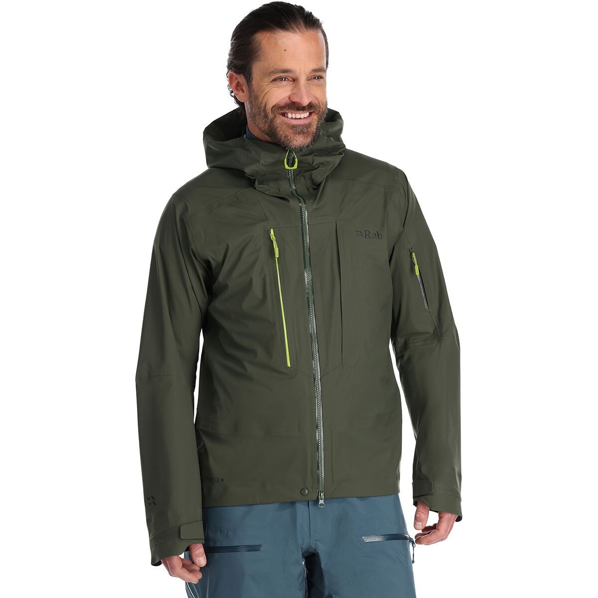 Image of Rab Khroma Kinetic Jacket - Men's Army, L