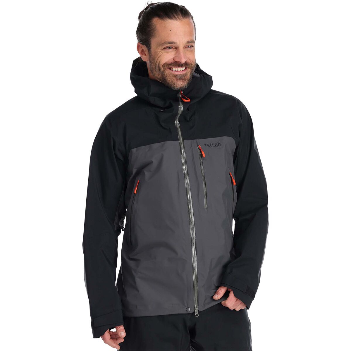 Image of Rab Latok Mountain GTX Jacket - Men's Black/Graphene, S