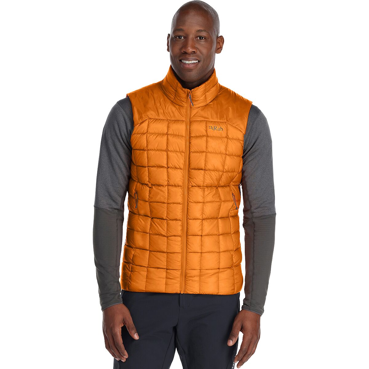 Pre-owned Rab Mythic Vest - Men's In Marmalade
