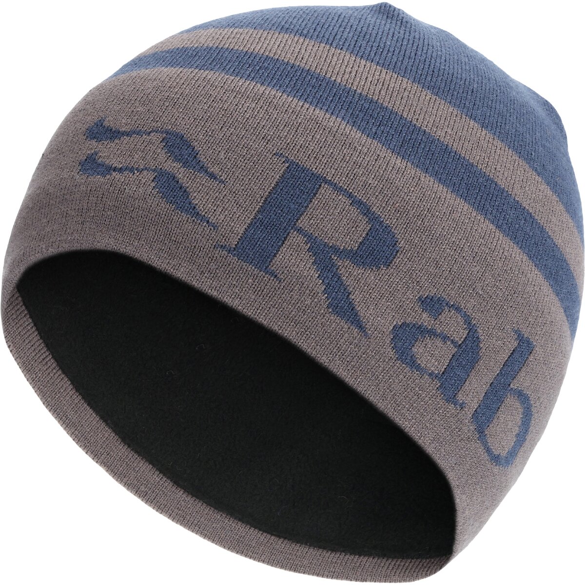 Image of Rab Logo Band Beanie Deep Ink/Graphene, One Size