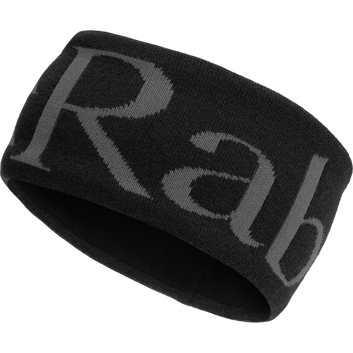 Image of Rab Knitted Logo Headband Anthracite, One Size