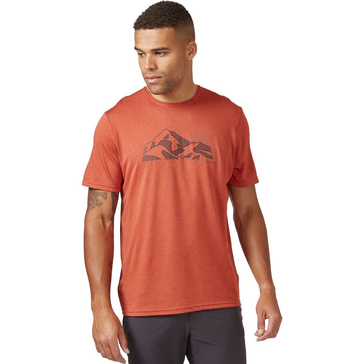 Rab Mantle Mountain T-Shirt - Men's Red Clay, S