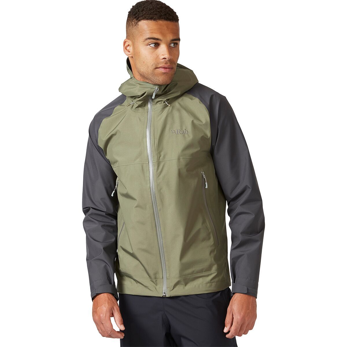 Rab Namche GORE-TEX PACLITE Jacket - Men's Graphene/Light Khaki, S