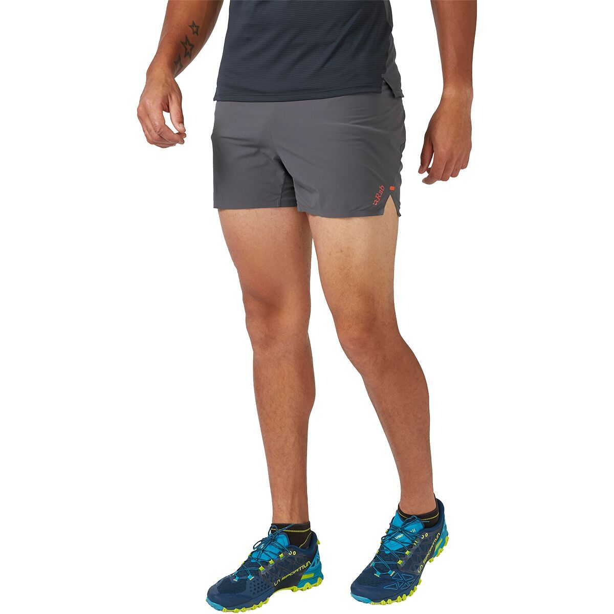 Image of Rab Talus Trail Light 7in Short - Men's Graphene, 36
