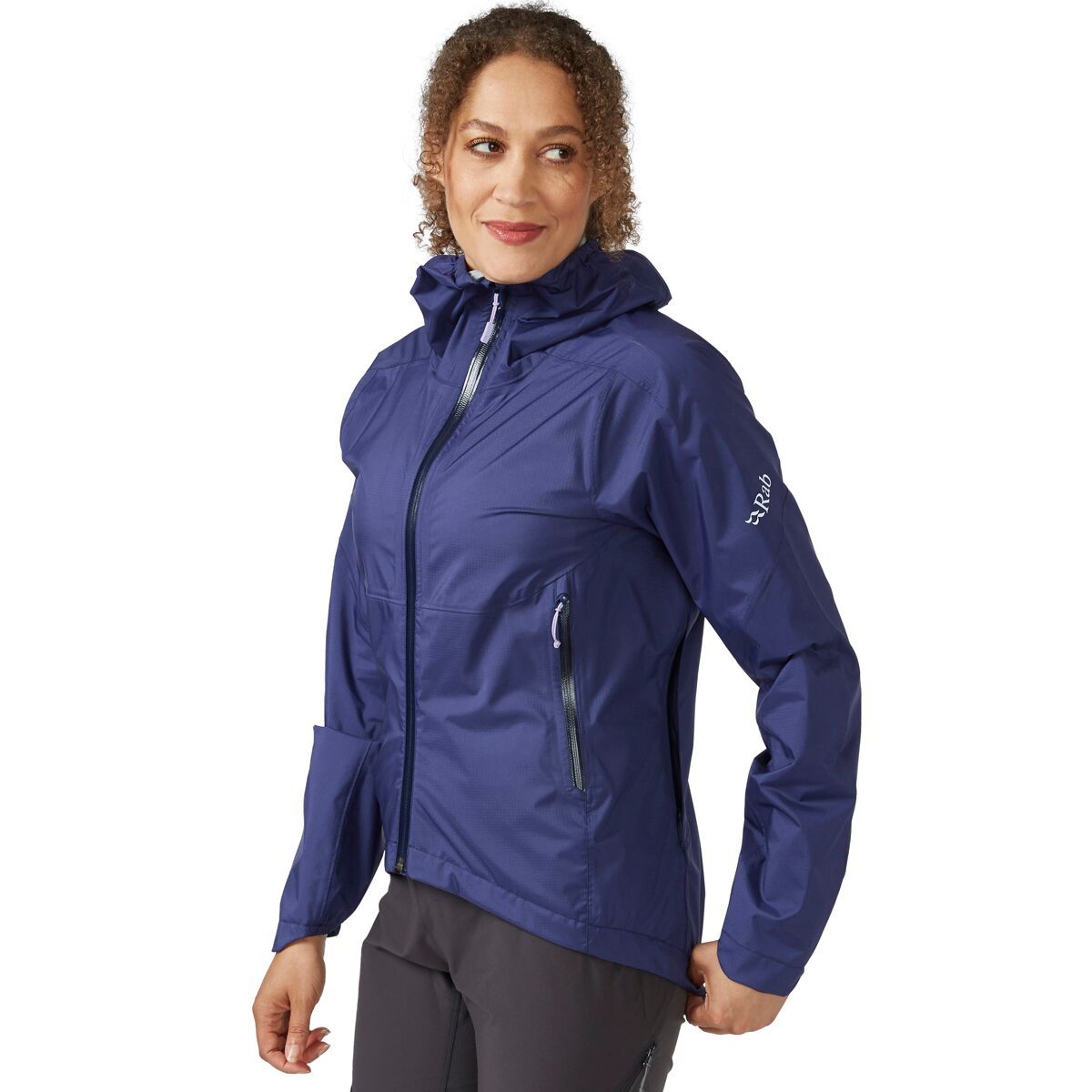 Rab Cinder Downpour Jacket - Women's Patriot Blue, M