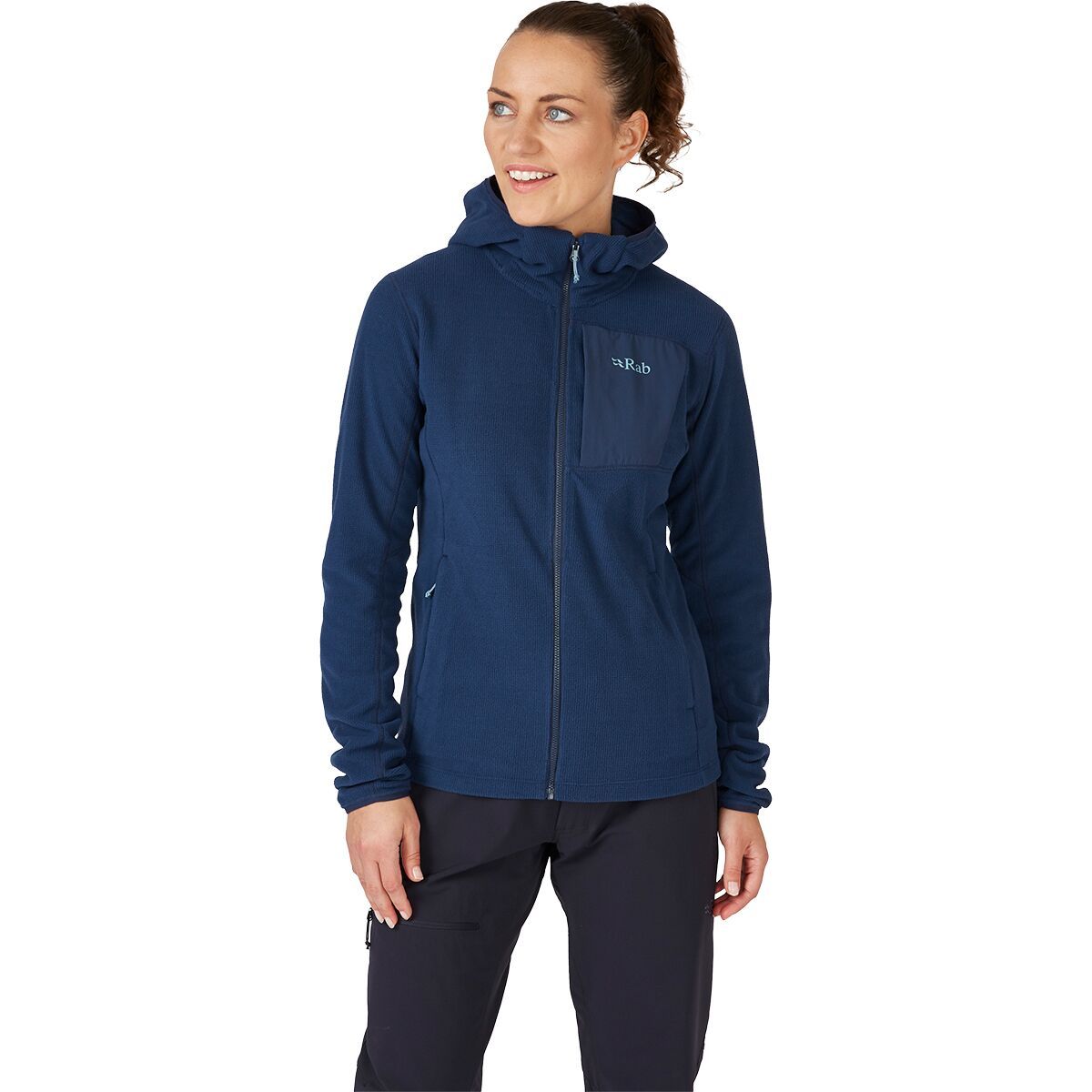 Image of Rab Tecton Hoodie - Women's Deep Ink, XL