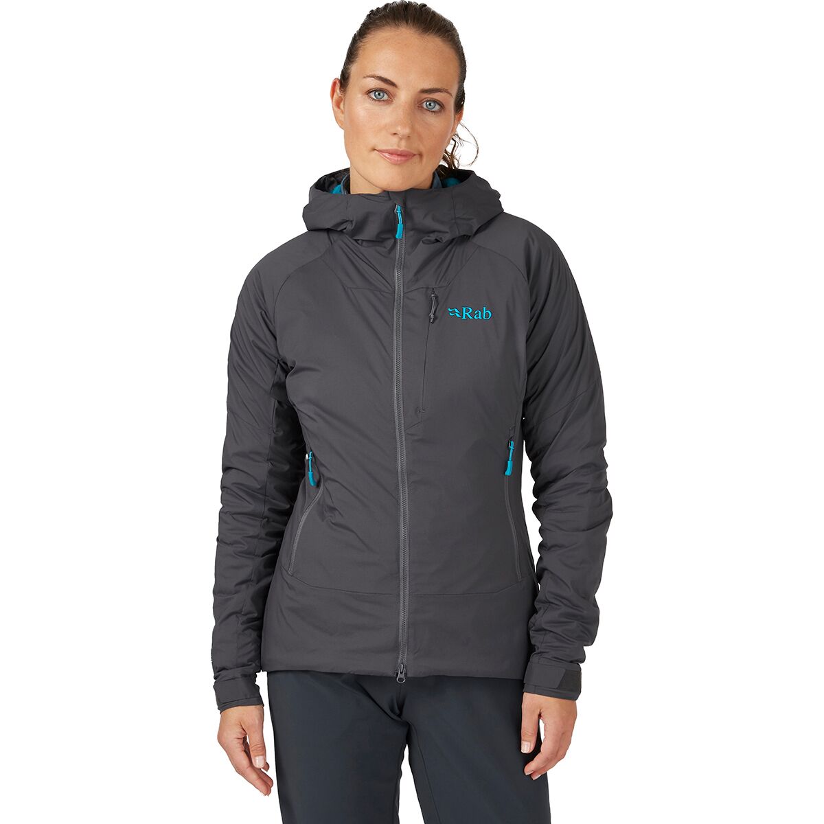 Pre-owned Rab Vapour-rise Summit Jacket - Women's In Graphene