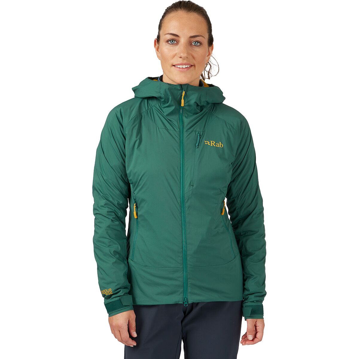 Image of Rab Vapour-Rise Summit Jacket - Women's Green Slate, M