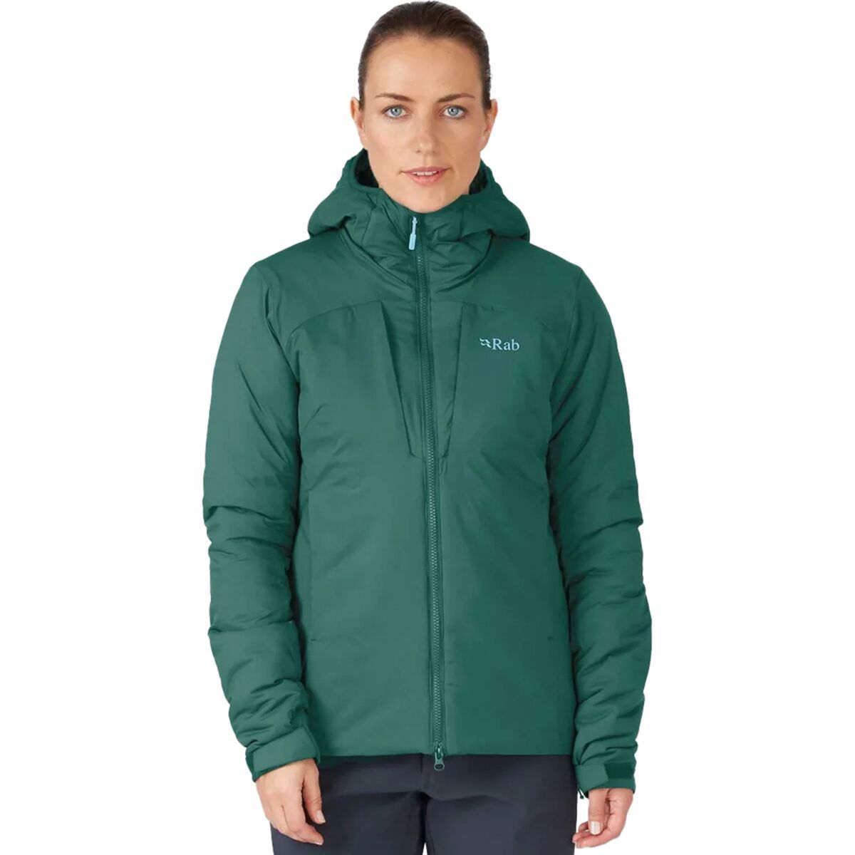 Image of Rab Xenair Alpine Jacket - Women's Green Slate, XS