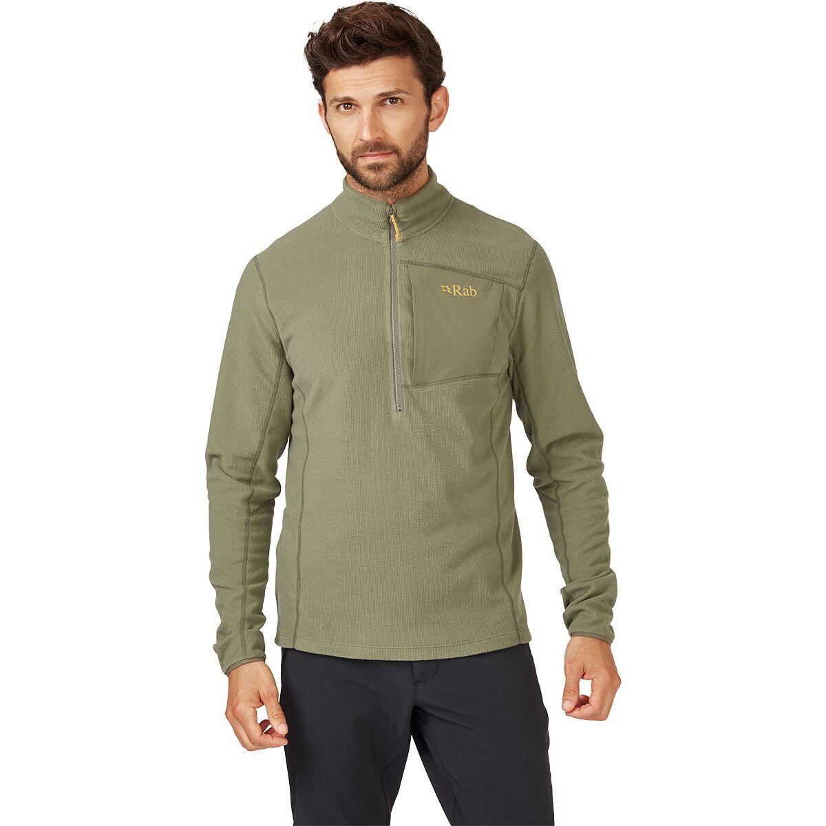 Image of Rab Tecton Pull-On Fleece - Men's Light Khaki, M