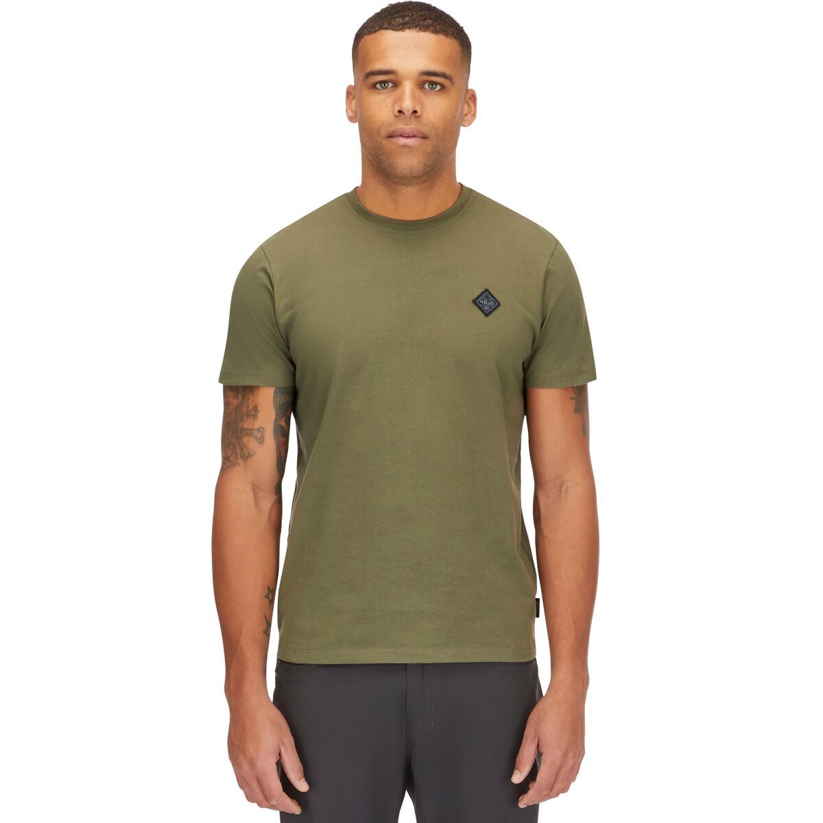 Image of Rab Basecamp Logo Badge T-Shirt - Men's Light Khaki, XL