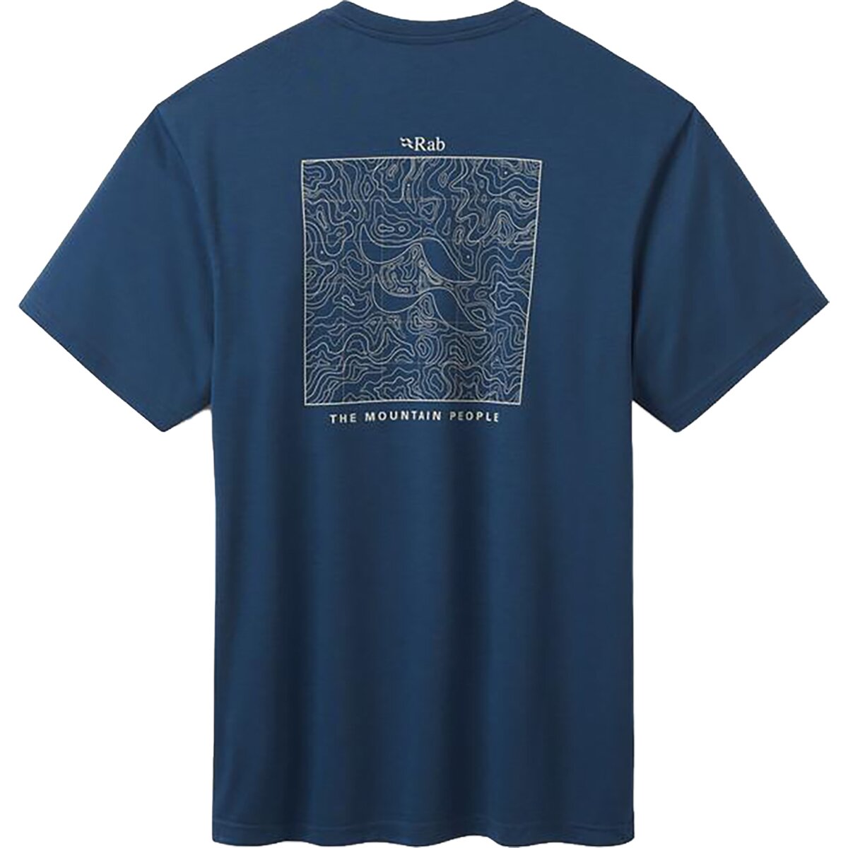 Image of Rab Crimp Elevation T-Shirt - Men's Tempest Blue5, XL