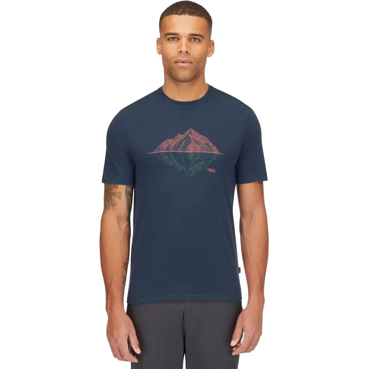 Rab Rab Crimp Reflection T-Shirt - Men's Tempest Blue, XXL