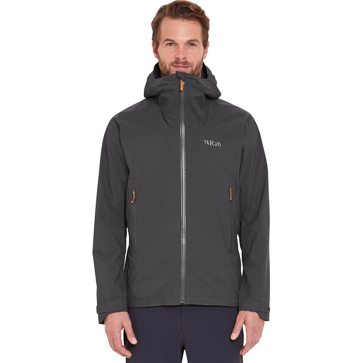 Image of Rab Downpour Light Jacket - Men's Anthracite, XXL