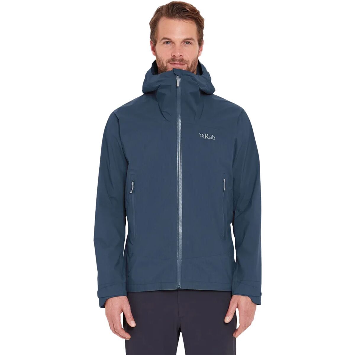 Image of Rab Downpour Light Jacket - Men's Tempest Blue, S