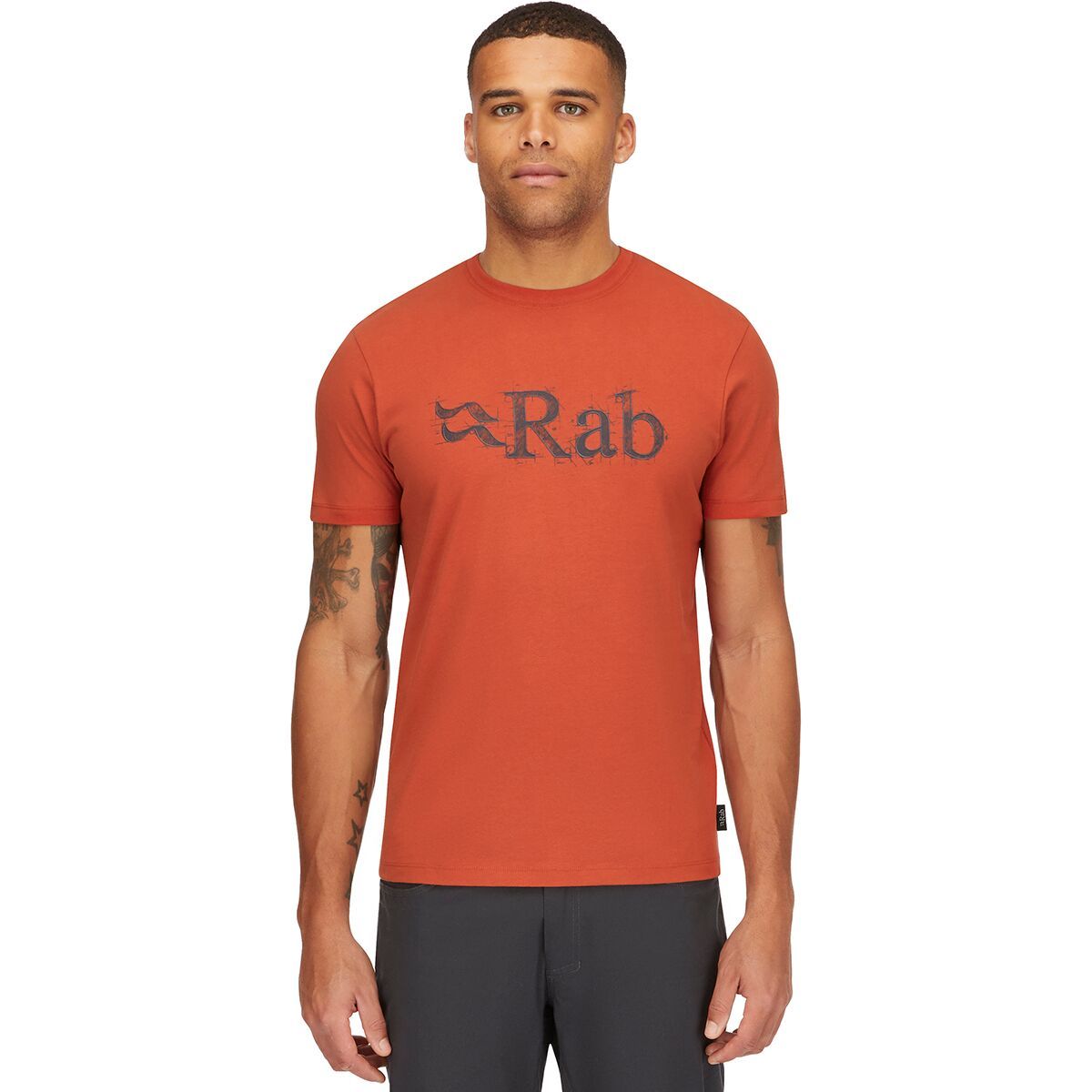 Rab Stance Tech Sketch T-Shirt - Men's Red Clay, M