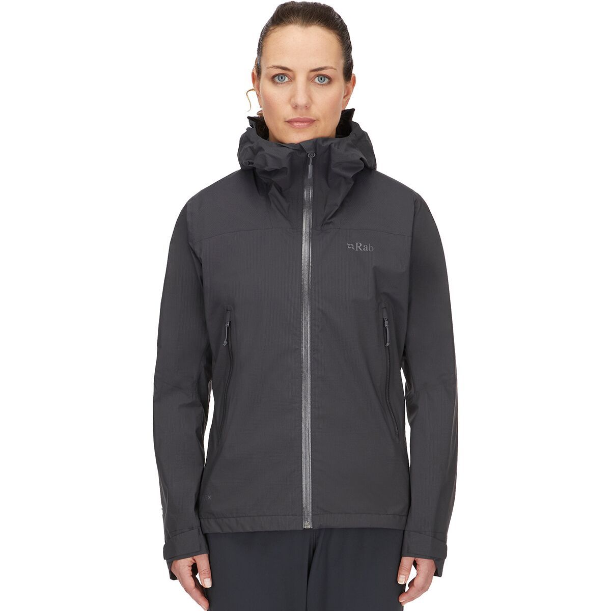 Image of Rab Downpour Light Jacket - Women's Anthracite, S