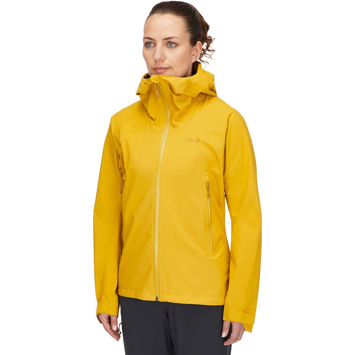 Image of Rab Downpour Light Jacket - Women's Sahara, L