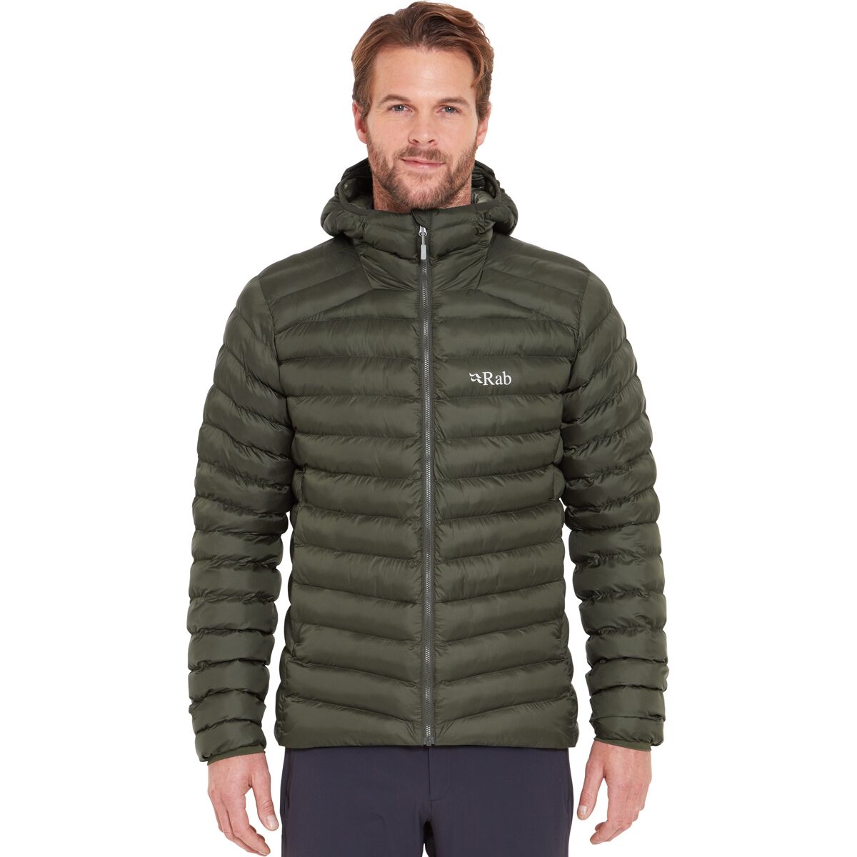 Image of Rab Cirrus Alpine Jacket - Men's Army, M
