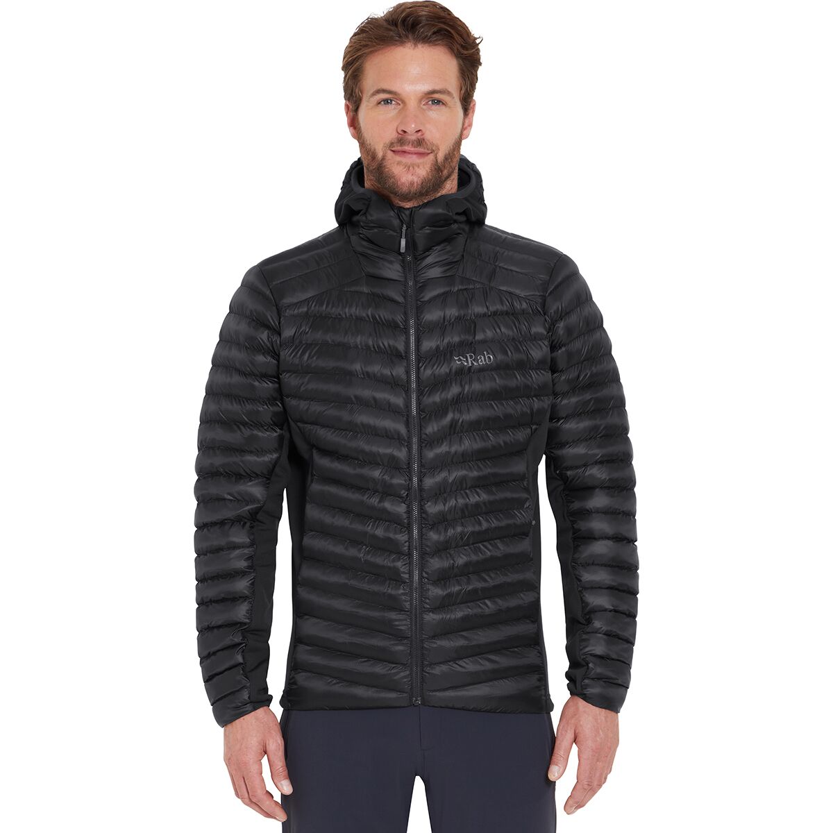 Image of Rab Cirrus Flex Hooded Jacket - Men's Black, S