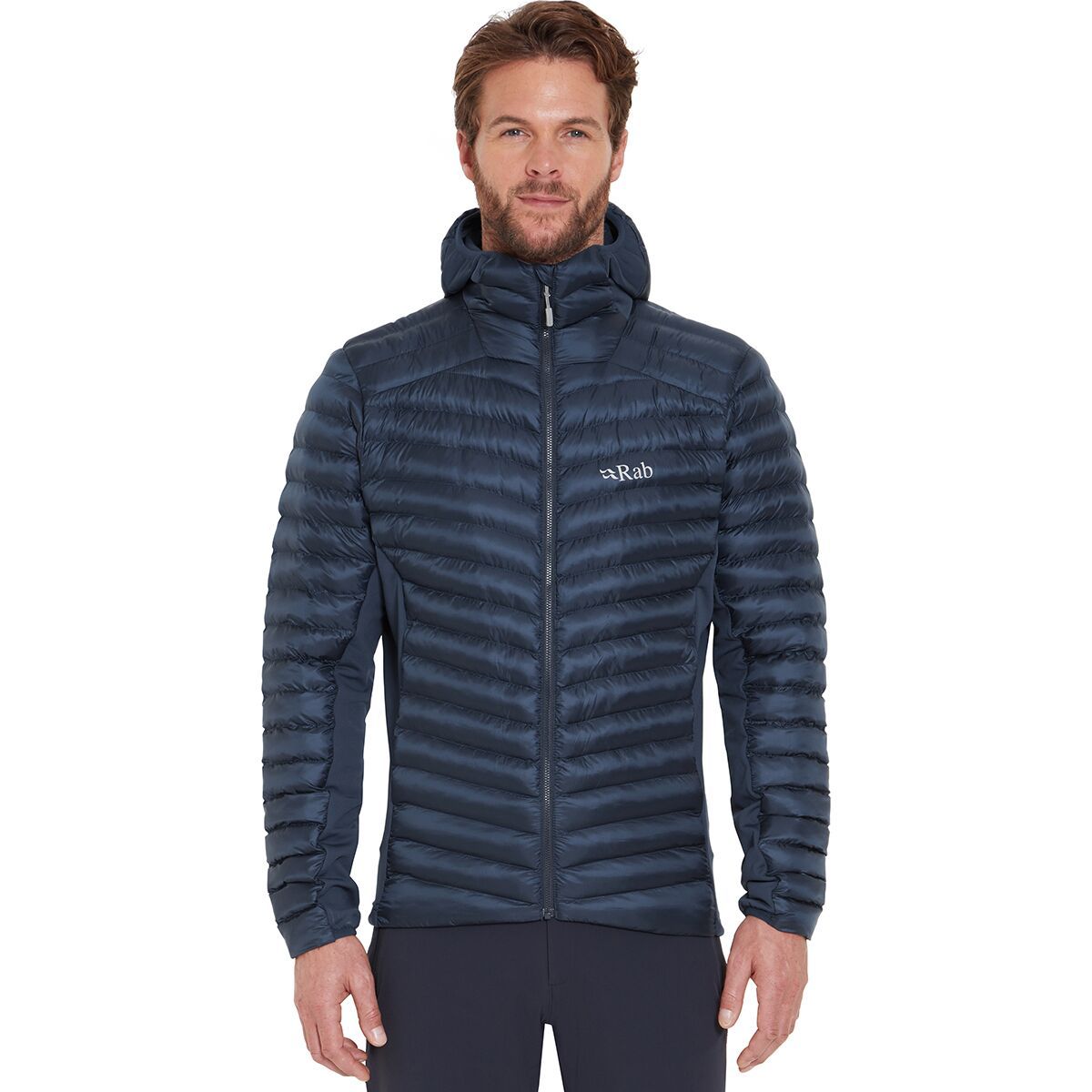 Image of Rab Cirrus Flex Hooded Jacket - Men's Tempest Blue, XL
