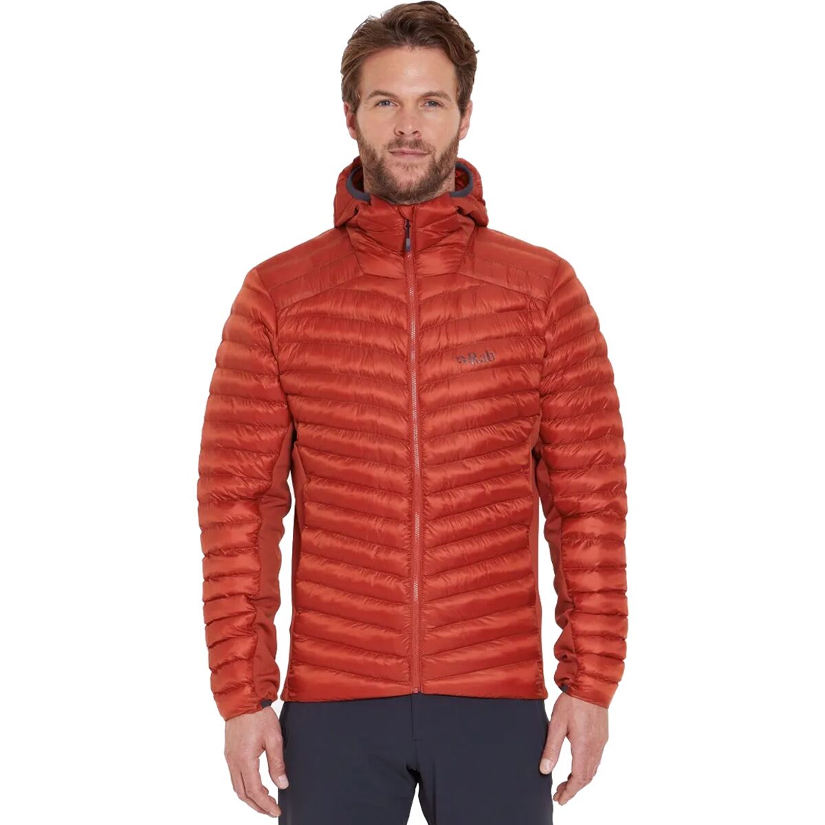 Image of Rab Cirrus Flex Hooded Jacket - Men's Tuscan Red, M