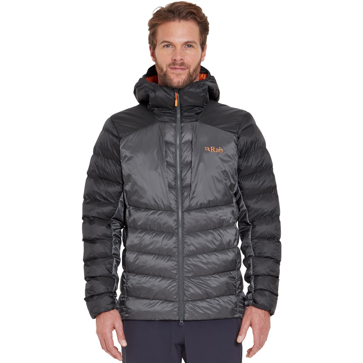 Image of Rab Cirrus Ultra Hooded Jacket - Men's Anthracite/Graphene, L
