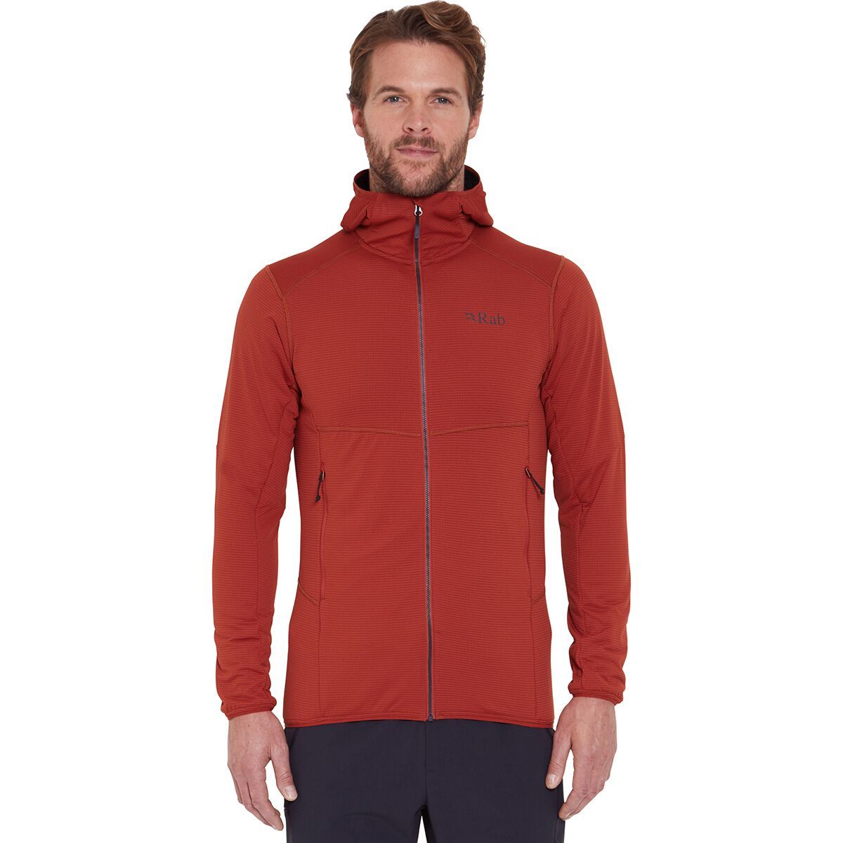 Image of Rab Evolute Hooded Jacket - Men's Tuscan Red, L