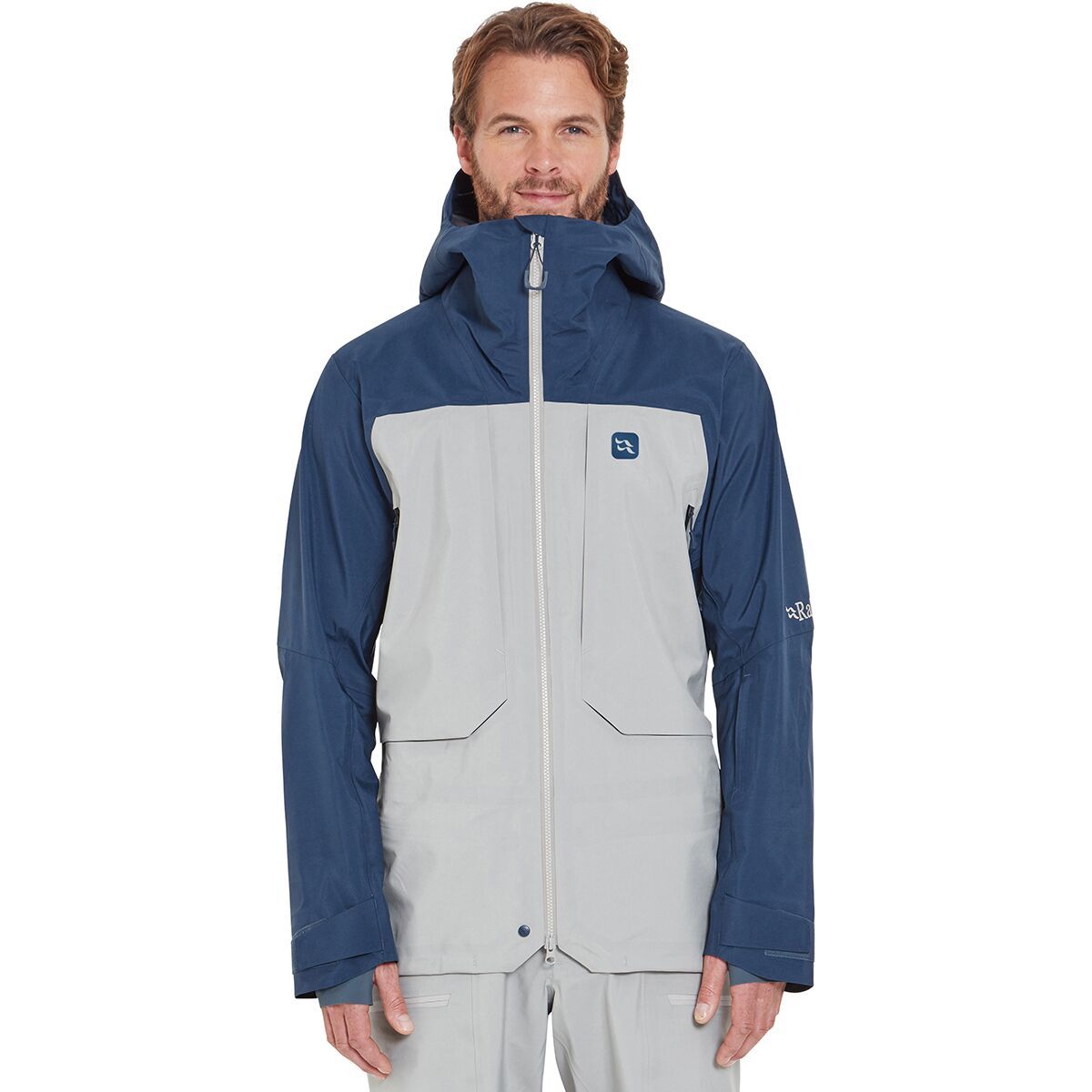 Rab Khroma Converge Jacket - Men's Tempest Blue/Light Zinc, L