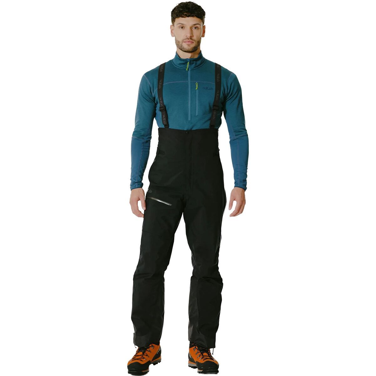 Rab Latok GTX Bib Pant - Men's Black, S/Reg