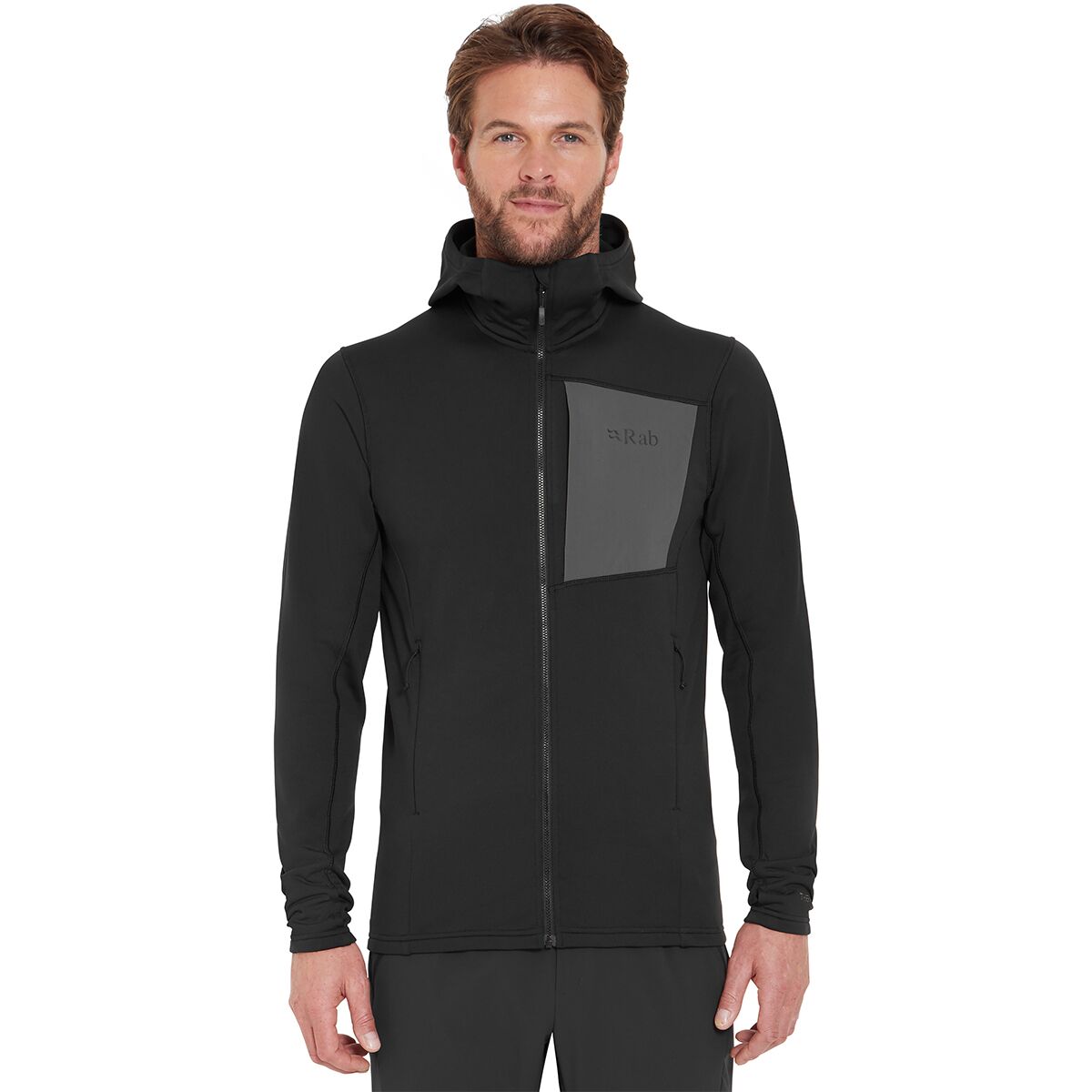 Image of Rab Superflux Hooded Jacket - Men's Black, XL