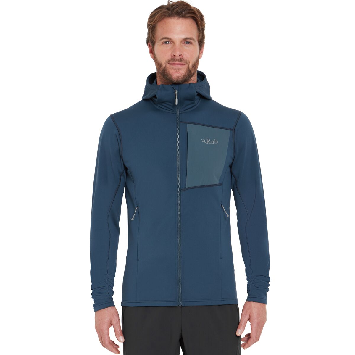 Image of Rab Superflux Hooded Jacket - Men's Tempest Blue, XXL