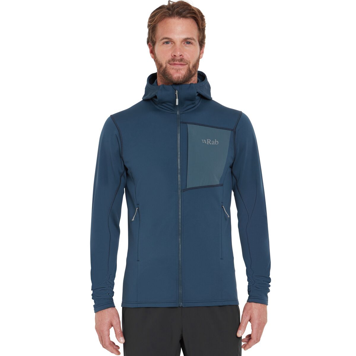 Image of Rab Superflux Hooded Jacket - Men's Tempest Blue, XL