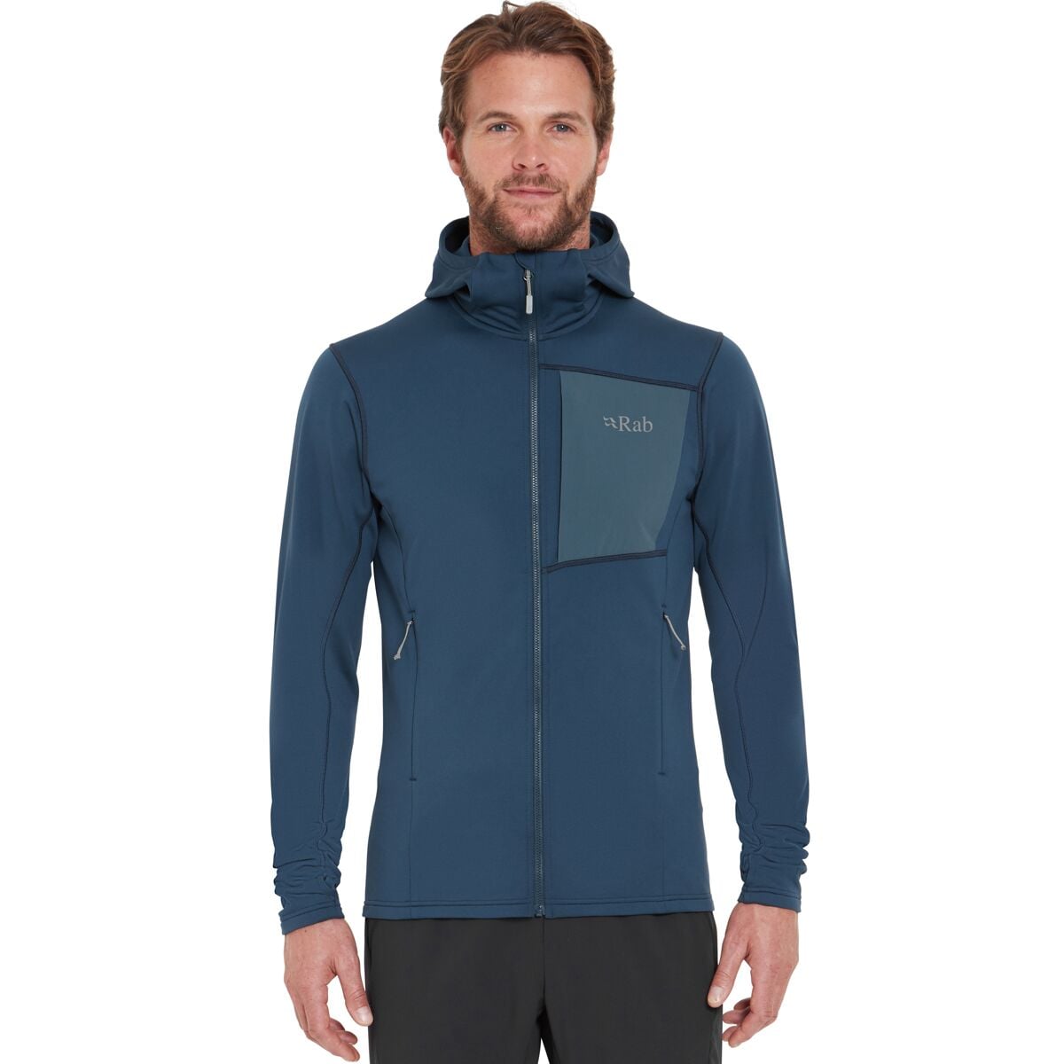 Image of Rab Superflux Hooded Jacket - Men's Tempest Blue, XXL