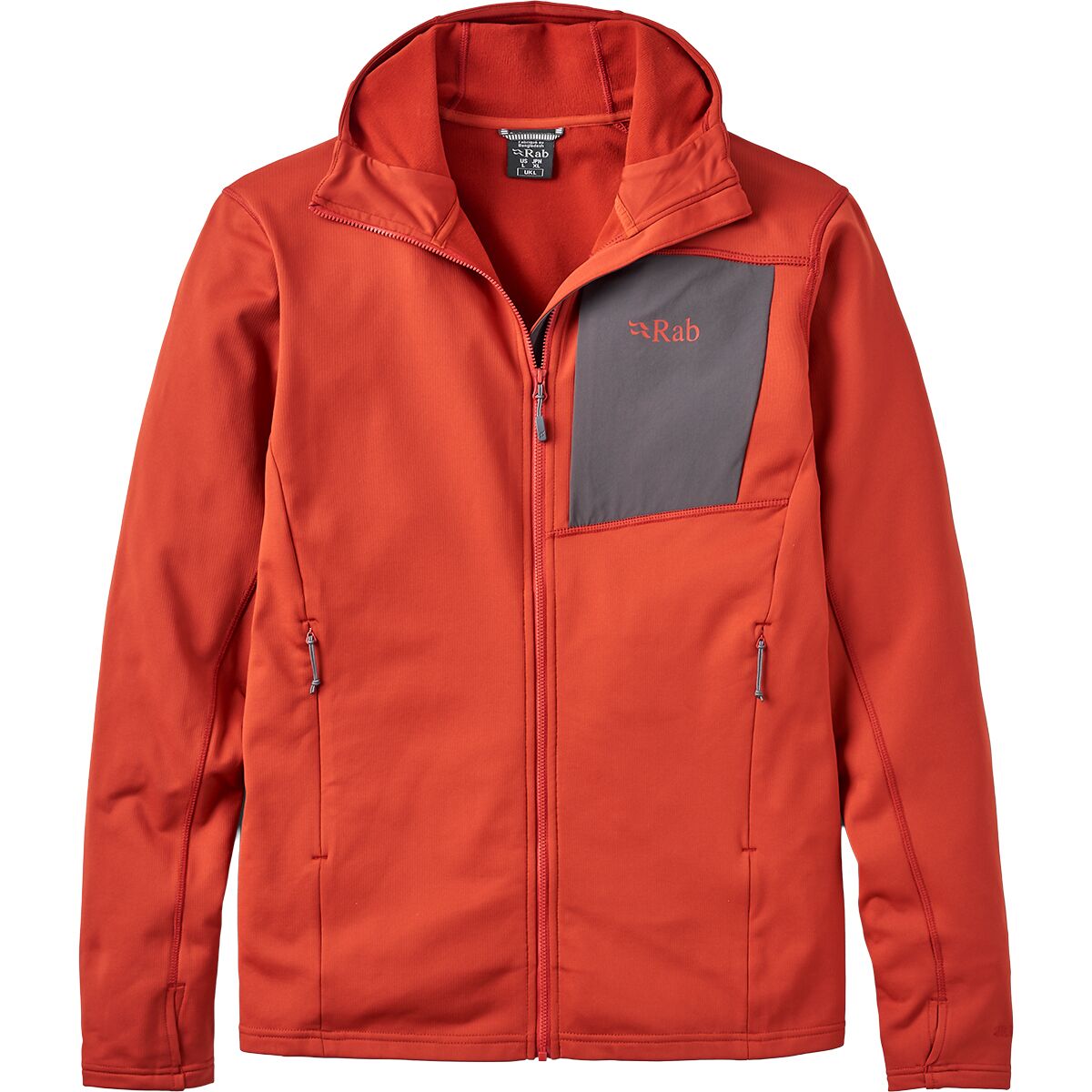 Image of Rab Superflux Hooded Jacket - Men's Tuscan Red, M
