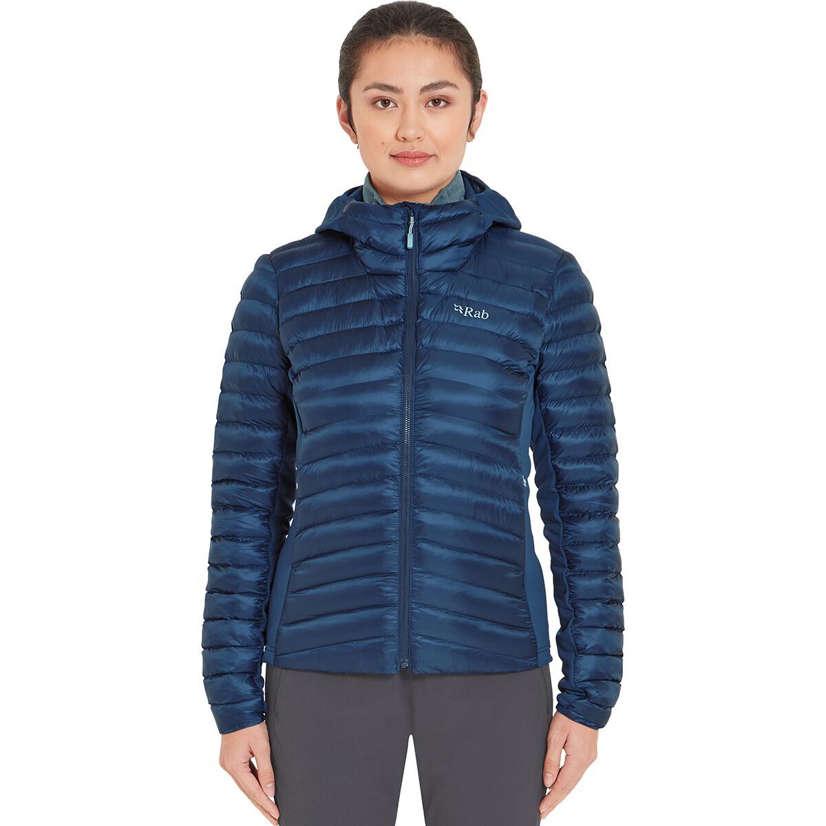 Image of Rab Cirrus Flex 2.0 Hooded Jacket - Women's Tempest Blue, L